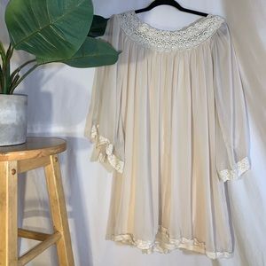 Off-White Vintage Dress